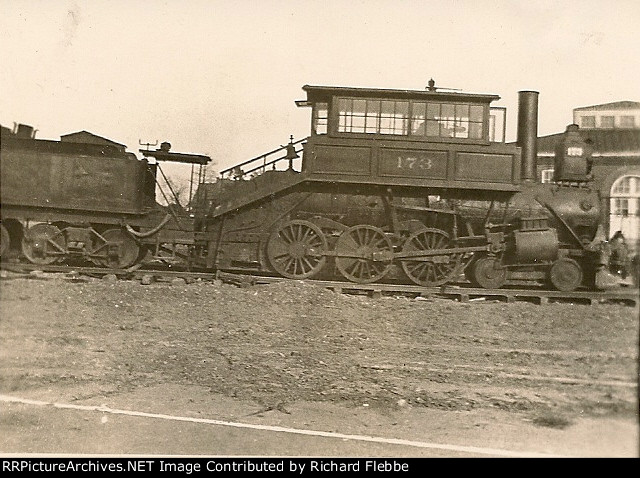 1850 Baltomore & Ohio 173 (4-6-0) Camel